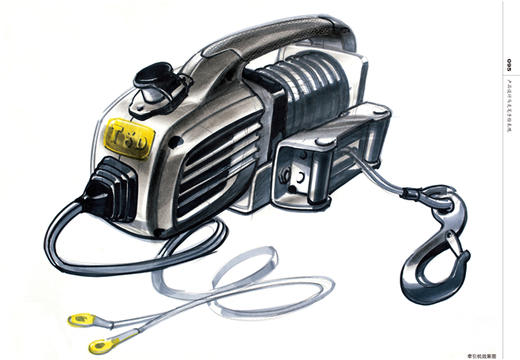 产品设计马克笔手绘表现 工业产品设计手绘案例教程 快速表现技法 效果图绘制步骤 线稿上色透视 工业设计手绘书籍 作品赏析 商品图4