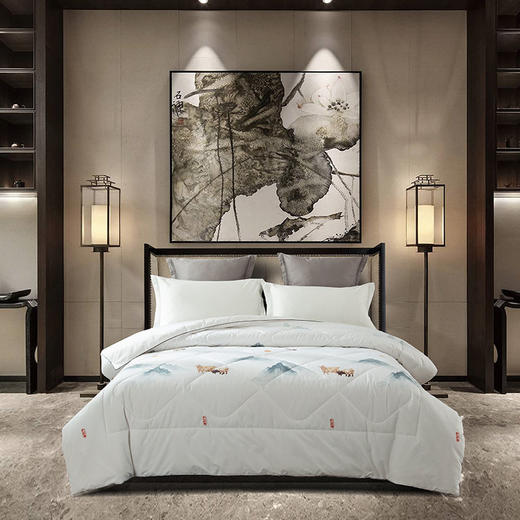 博洋家纺 国风纯羊毛被 200*230cm 商品图1