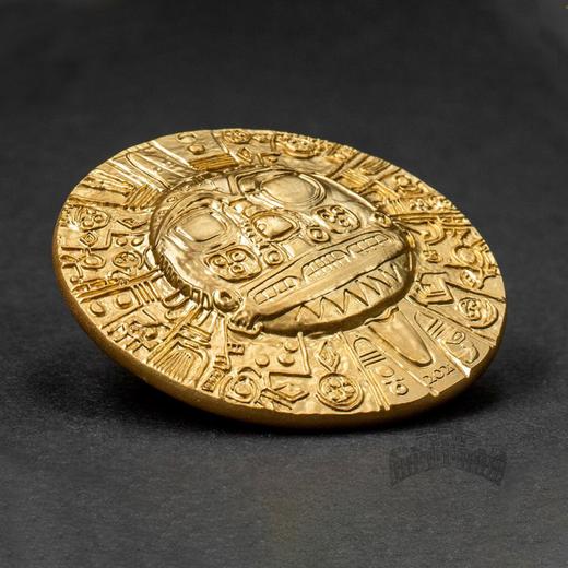 【现货】2021帕劳 印加金色太阳盘纪念币 商品图0