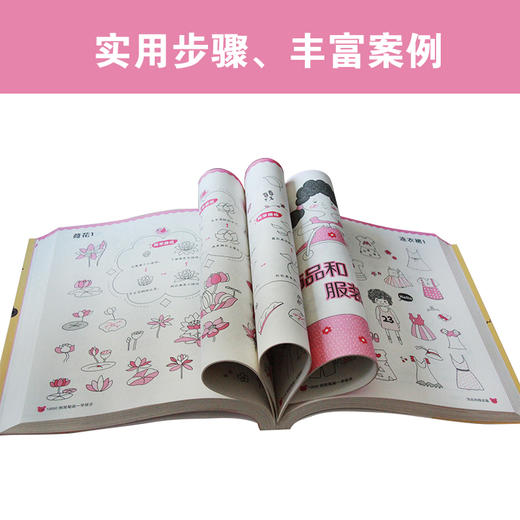 儿童简笔画大全3-6岁10000例简笔画一学就会 儿童绘画教材画画书美术教程 简笔画大全 教材书幼师3-6-8岁幼儿绘画启蒙教材书 商品图3
