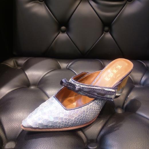 LFGJ  6416  设计师潮流蛇皮鞋拖 商品图0