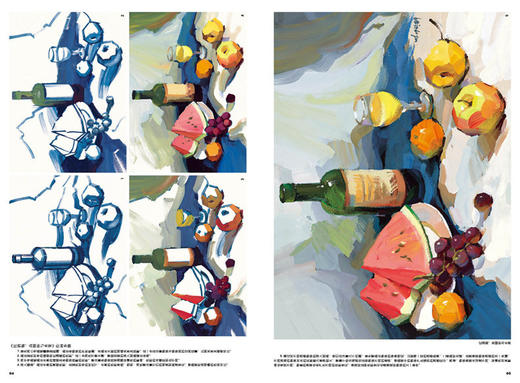 王磊色彩：水粉静物范画精选色彩静物王 色彩色调书 水粉水彩书色彩静物入门基础教程素描临摹联高艺考 美术绘画书籍 商品图3