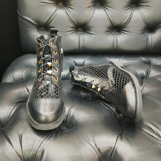 LFGJ 4604 网纱镂空透气个性凉鞋女 商品图2