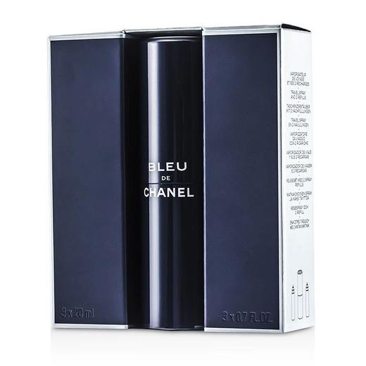 香奈儿  - 香奈儿蔚蓝男士淡香水Bleu De Chanel EDT(旅行装&两支补充装) 商品图0