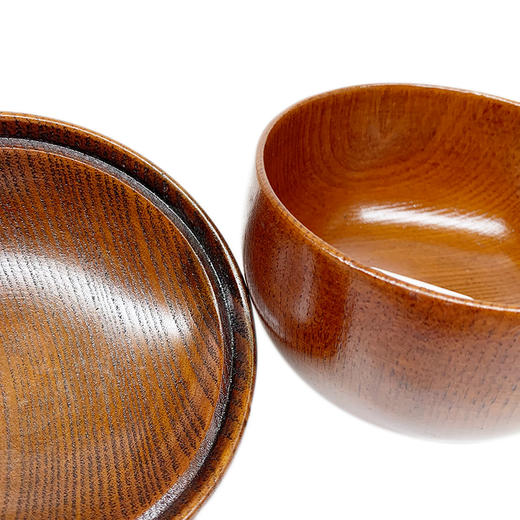 餐具饭碗糖罐带盖木碗9136-1 无包装盒 商品图3