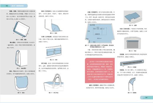 箱包制板与工艺 制作案例详解 箱包设计书籍 箱包制作教程纸格基本常识 平面立体结合制板案例 箱包制板方法操作步骤 教材 商品图2