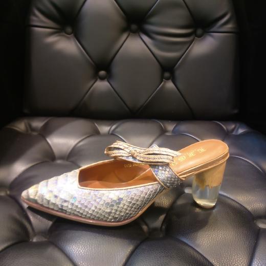 LFGJ  6416  设计师潮流蛇皮鞋拖 商品图7