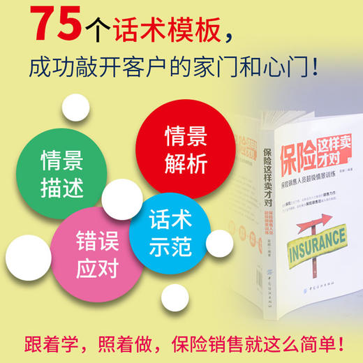 保险这样卖才对:保险销售人员超级情景训练 保险销售书籍 保险销售人员口才训练 保险销售书籍行业推销电话业务员说话技巧书 商品图1