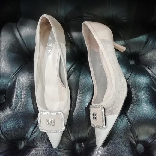 LFGJ10201纱网透气细高跟船鞋 商品图11