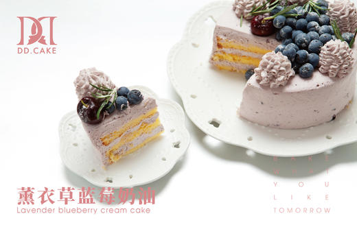 薰衣草蓝莓奶油蛋糕▸接单制作 ▸ 下单30分钟后不可退换哦 商品图2