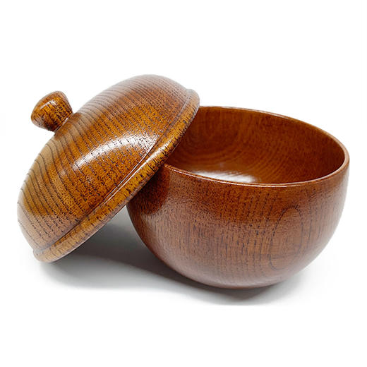 餐具饭碗糖罐带盖木碗9136-1 无包装盒 商品图1