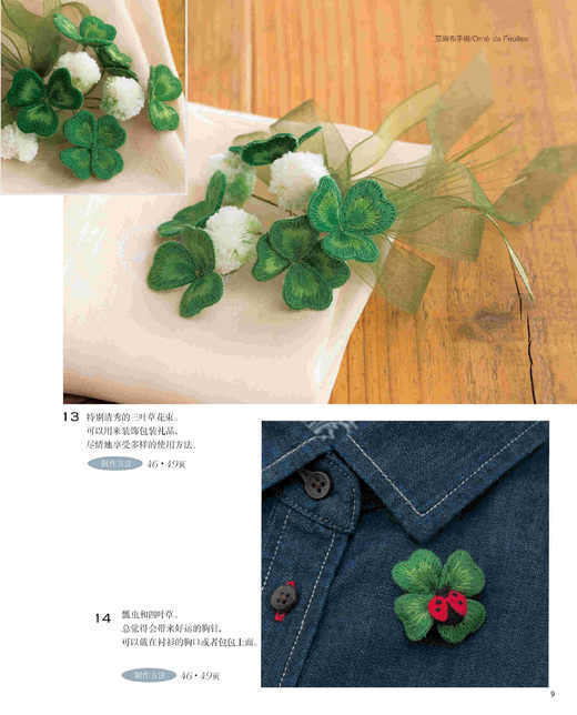 刺绣书籍  8月新品 栩栩如生的立体花朵刺绣针法  花朵花样手工diy刺绣布书手工 刺绣教程书籍入门立体刺绣基础新手一学就会 商品图2