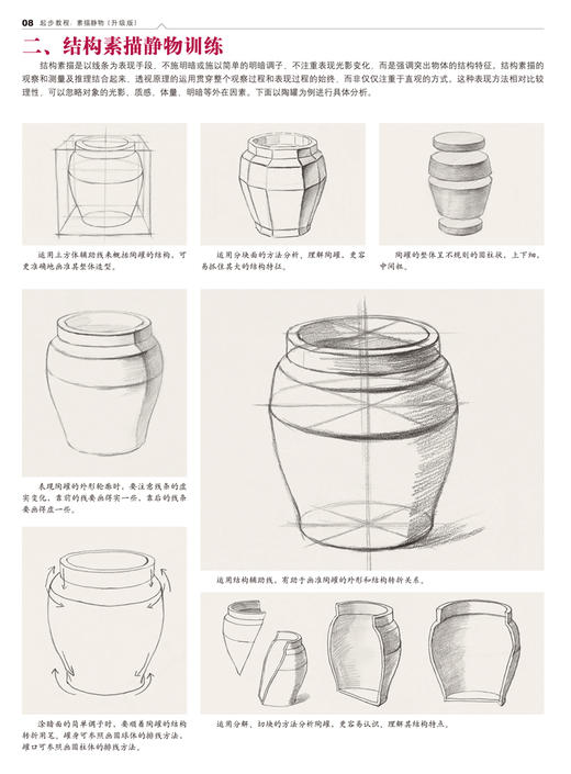 起步教程素描静物 】素描教程书 从零起步素描基础教程 绘画入门教程书籍 铅笔素描入门 静物石膏几何体人物头像速写 美术绘画教材 商品图2