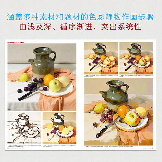 绘形绘色 临照片学色彩 王磊 艺术高考临摹辅导书 美术特长生高考教材 水粉画技法 水彩水粉写生教材教程基础入门书籍绘画静物照片 商品图3