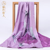 绝代佳人真丝围巾丝巾艺术家古原缎面百变披肩中国风丝绸披肩女 商品缩略图3