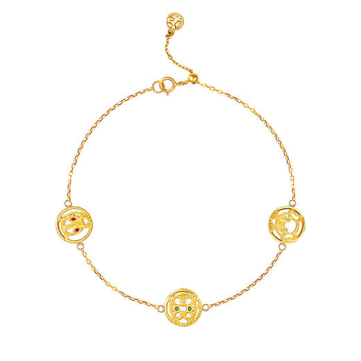 【熙】虎马狗生肖三合·手链 商品图0