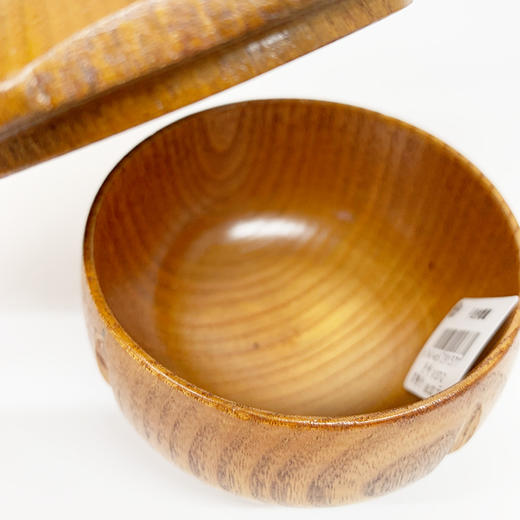 餐具枣木带盖饭碗9137-2/无包装 商品图4