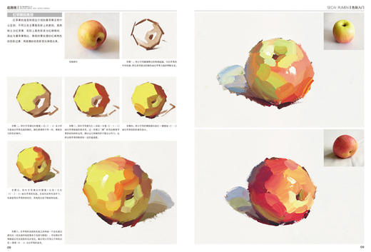 起跑线.色彩入门 王磊水粉画辅导教材教程艺考美术书籍高考素材色彩基础教程少儿童水粉画零基础入门个体静物调色彩书 商品图2