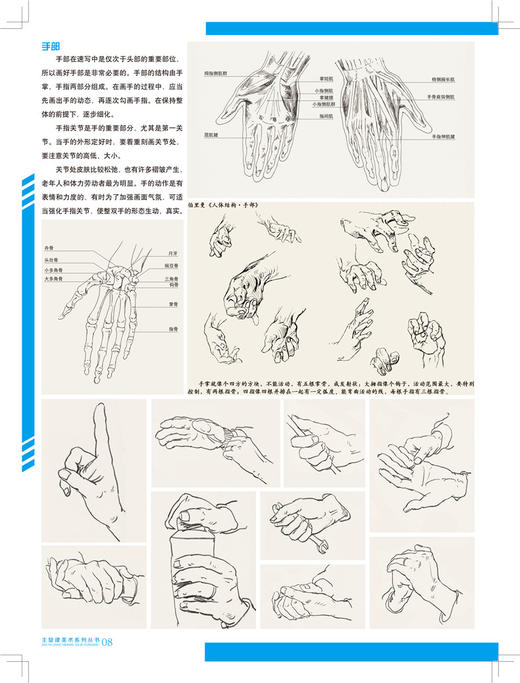 正版 主旋律绘画最基础系列 人物速写 全国青少年美术辅导教材 素描基础教程水粉素描技法详解临摹考试 商品图3