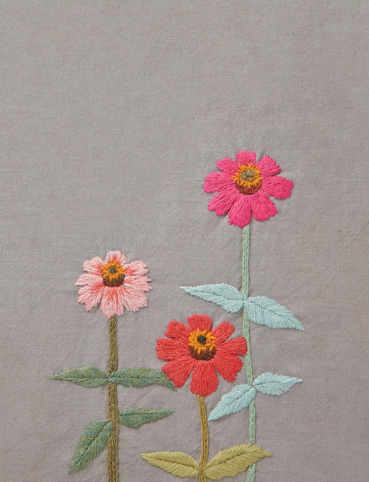 韩风花草绣花与刺绣 刺绣入门书 立体刺绣 韩式刺绣 商品图1