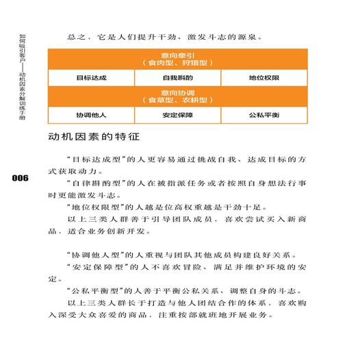 2019新书 如何吸引客户-动机因素分解训练手册 山口博 顾客心理解读读心术消费者行为分析教程房屋中介保险业务推销技巧销售员读物 商品图4