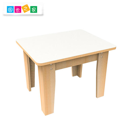 幼儿园1-3.5岁实木板材儿童桌椅家具培训班 IC桦木小长方桌 商品图3