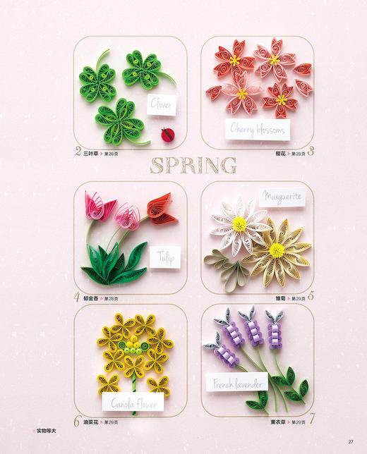 花型衍纸：花和颜色的视觉享受 衍纸教程书实用衍纸一本通衍纸条教材制作书大全衍纸书籍套装 商品图3