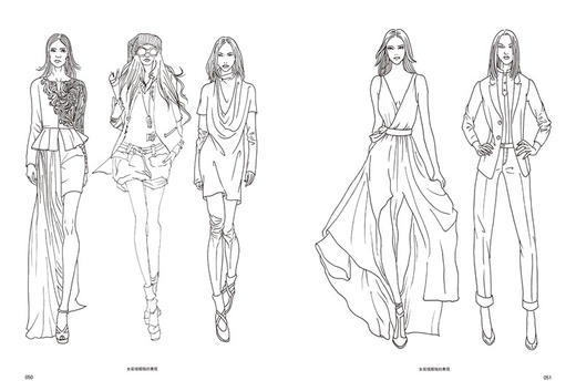 服装手绘快速表现 服装设计入门书籍 自学服装设计教程书 服装设计手绘手稿 礼服时装设计书 基础服装设计师书籍 初级 中级教材书 商品图3