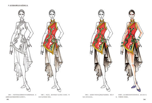 服装手绘快速表现 服装设计入门书籍 自学服装设计教程书 服装设计手绘手稿 礼服时装设计书 基础服装设计师书籍 初级 中级教材书 商品图4