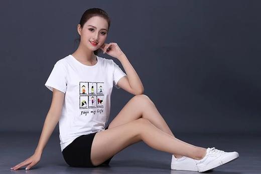 T恤 | 进口纯棉升级版（瑜伽小人组合系列） 商品图1