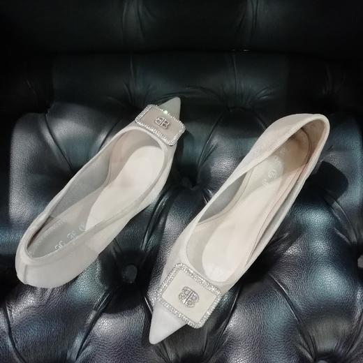 LFGJ10201纱网透气细高跟船鞋 商品图9