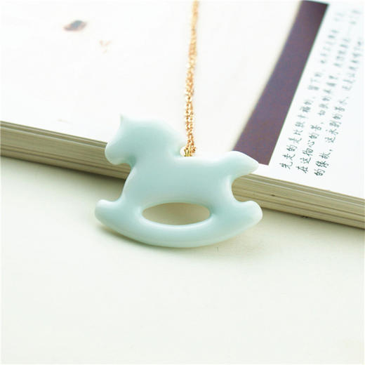 【为思礼合集】项链 原创清新森女系 时尚气质 穿衣百搭 原创 手工手绘项链 商品图3