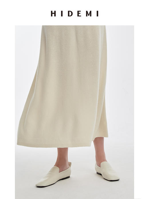 HIDEMI 新款方头小羊皮平底鞋 商品图2