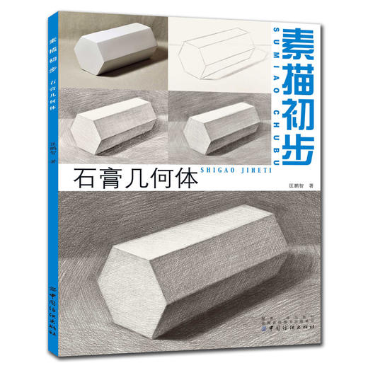 素描初步.石膏几何体素描静物组合临摹书籍美术基础技法结构到位绘画册照片风暴高艺联考主导陈敲平陶罐门砖教学程材大八开 商品图0