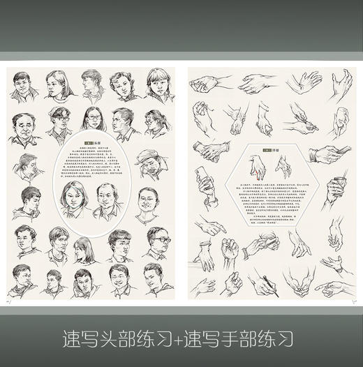 超越人物速写2019央美有约赵浪局部形体三姿组合场景动态临摹书09 商品图3