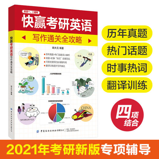 【2021考研备战资料书】快赢考研英语 写作通关全攻略胡大元 2021年考研新版专项辅导书籍历年考研真题实训教程书考研英语写作技巧 商品图1