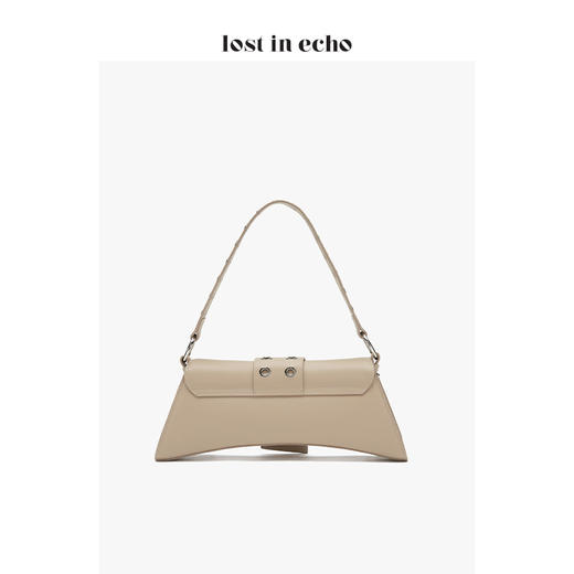 lost in echo 设计师 新款 大号巴雷特滚边腋下包奶茶色 商品图1