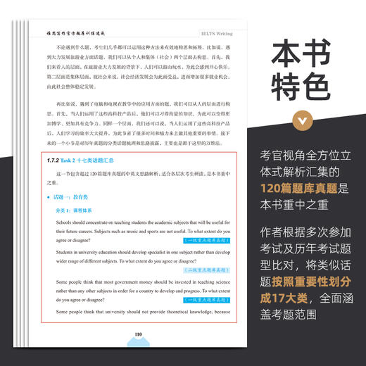 雅思写作官方题库训练速成 手把手教你雅思写作 IELTS剑桥雅思写作高分范文 IELTS剑桥雅思真题精讲书籍 雅思考试资料英语学习用书 商品图4