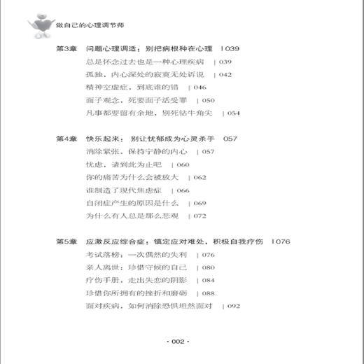 正版书籍 做自己的心理调节师 洪琳 心理咨询治疗缓解压力良好心态调节心情心理治疗缓解抑郁症心理学入门 自我情绪调节情绪管理书 商品图2