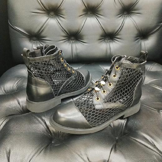 LFGJ 4604 网纱镂空透气个性凉鞋女 商品图4