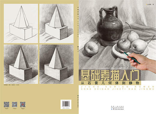 基础素描入门.从石膏几何体到静物 白育明著 石膏几何体素描书 素描石膏几何体零基础入门 自学美术书籍 铅笔画册 手绘 正版新书 商品图1