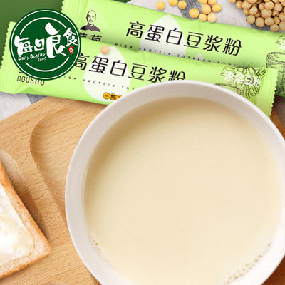 荳菽豆叔高蛋白纯豆浆粉750g共30包非转基因大豆 鲜豆家豆浆粉 商品图0
