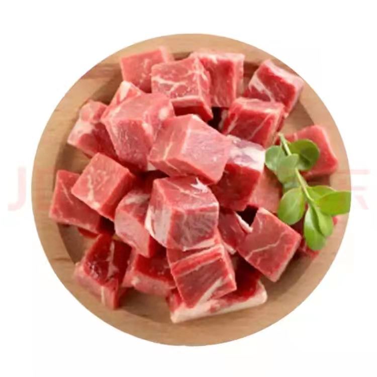 【恒都】精制牛肉块1kg*2   谷饲牛肉排酸冷冻切块