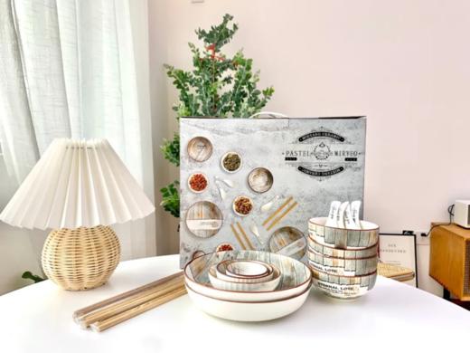 尚陵陶瓷 木戈餐具17件套 商品图0