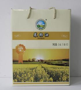 东滩非转基因菜籽油一盒（1.8升*两瓶）