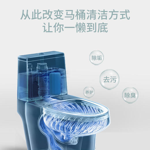 【已下架】积分换购 | 一瓶1588次冲洗一懒到底 | inwejia 魔瓶洁厕灵卫生间马桶厕所除臭神器250g*3瓶[福利品] 商品图3