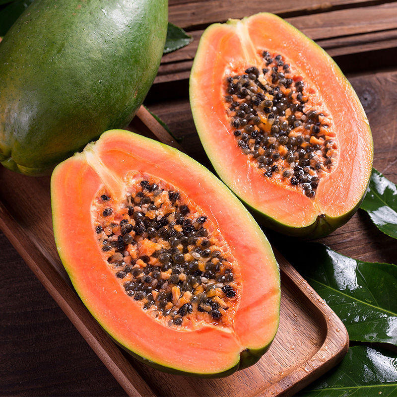 【红心木瓜】香甜多汁、果肉细腻、入口即化，好吃正当季！