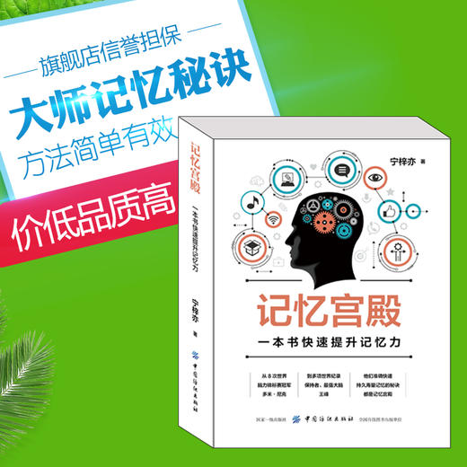 记忆力训练书 一生受用的记忆提升宝典正版 零基础入门提升记忆力的书 超级记忆法 宫殿记忆法方法技巧讲解教程成人自学记忆力书籍 商品图2
