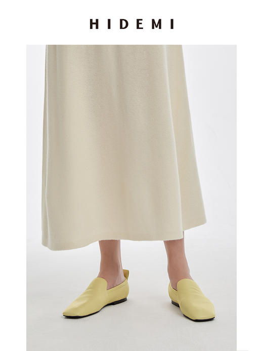 HIDEMI 新款方头小羊皮平底鞋 商品图13