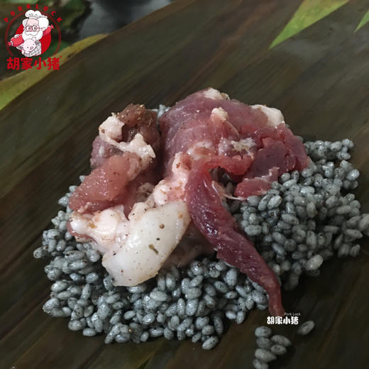 【胡家小猪】300-350克【鲜肉粽】布依苗族手工传承 内含糯谷草 商品图3